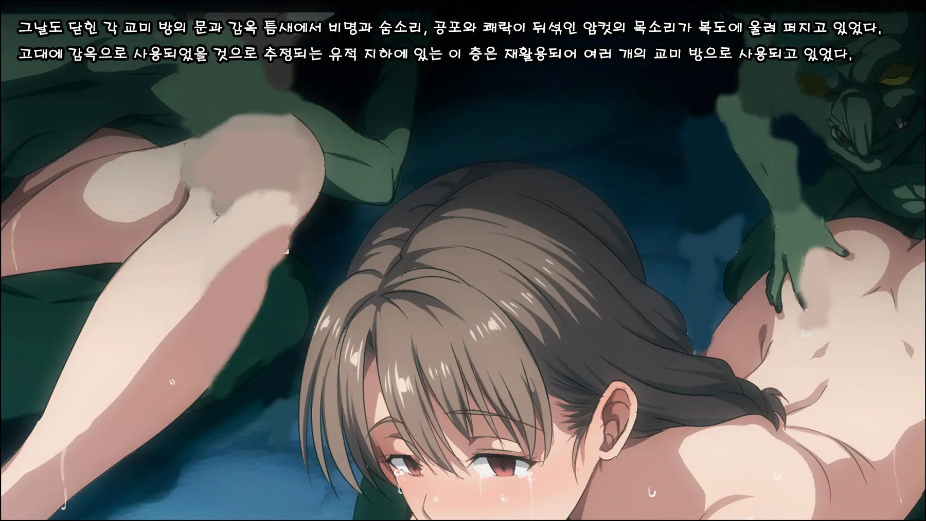 Mamono No Nie 3 ~Mitsugimono To Natta Machimusume-Tachi~ | 마물의 희생양 3 ~공물로 전락한 마을 소녀들~